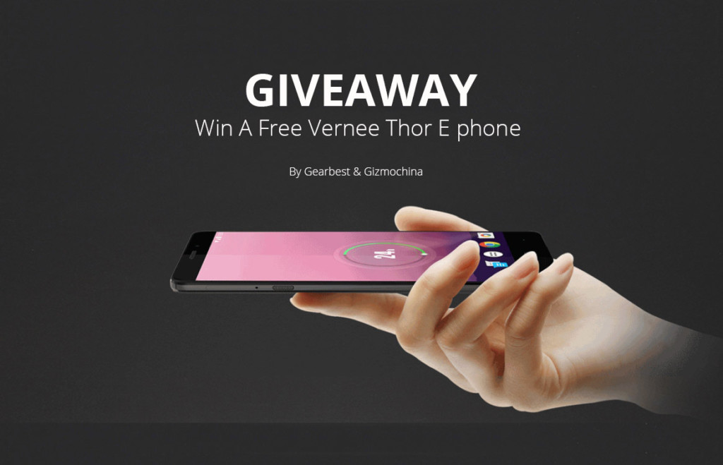 Gizmochina Giveaway – Win A Free Vernee Thor E Phone vernee thor e