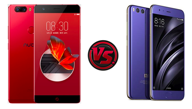 ZTE Nubia Z17 v/s Xiaomi Mi 6