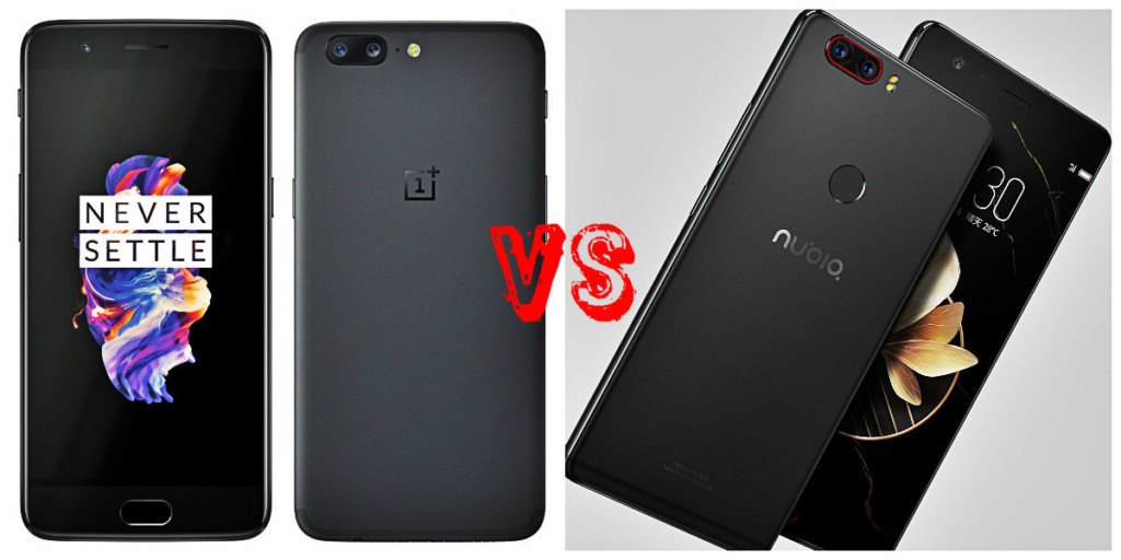 oneplus 5 vs nubia z17