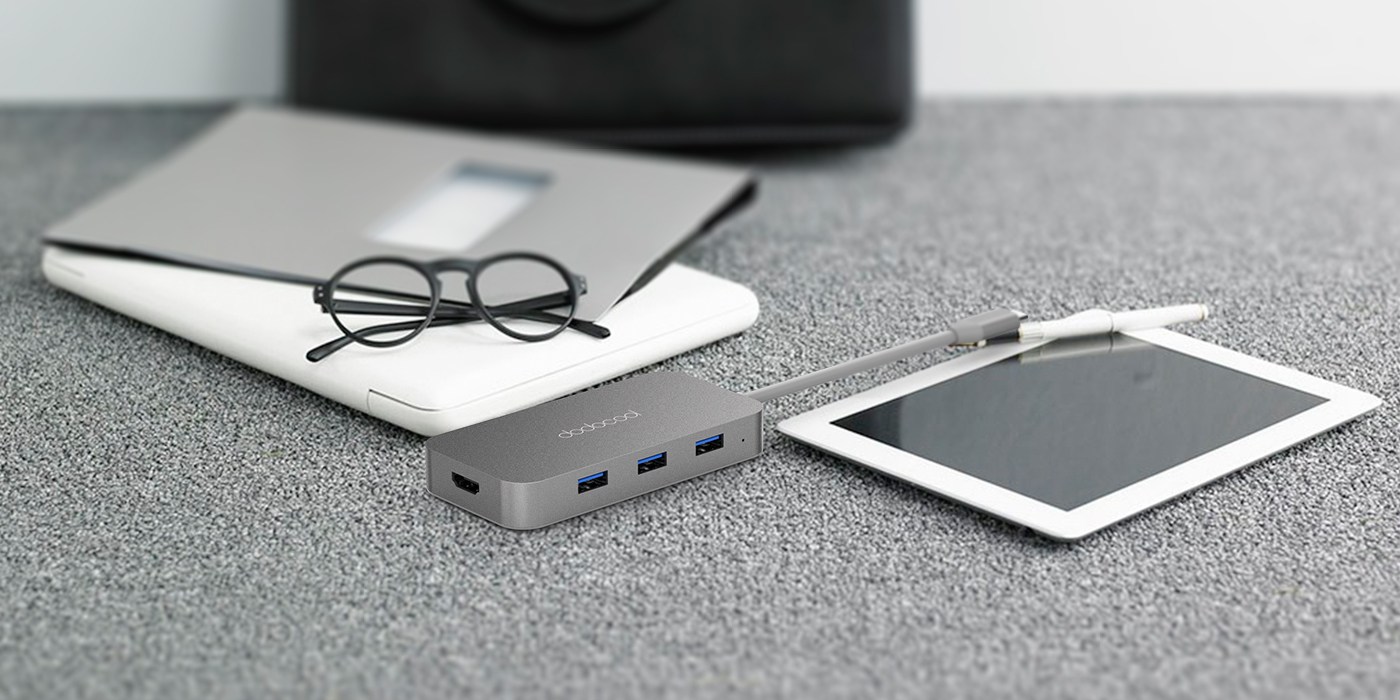 The Dodocool DC50 6-in-1 USB Hub Brings Connectivity Ease - Gizmochina