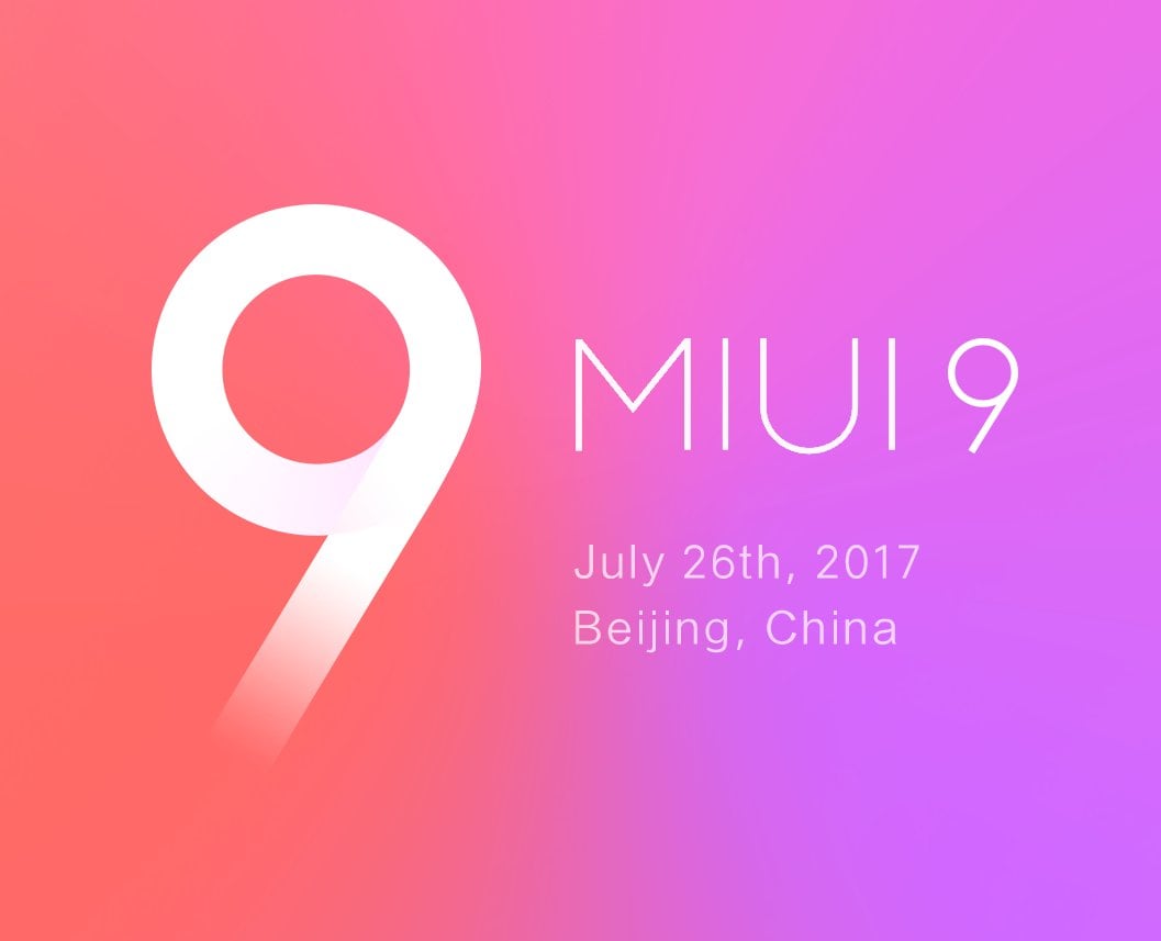 MIUI 9 launch