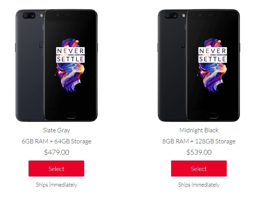 OnePlus 5 Midnight Black