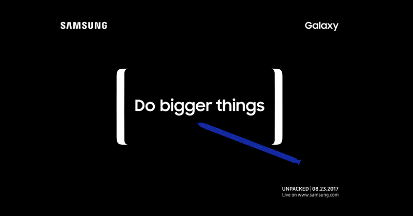 Samsung Galaxy Unpacked Galaxy Note 8 Launch Augus 23