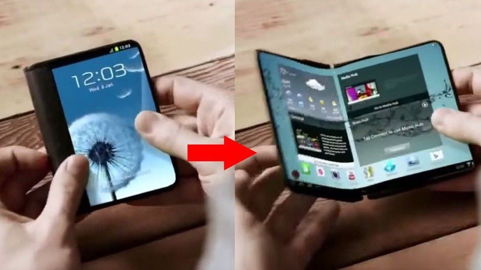 Samsung Galaxy Foldable Smartphone Prototype