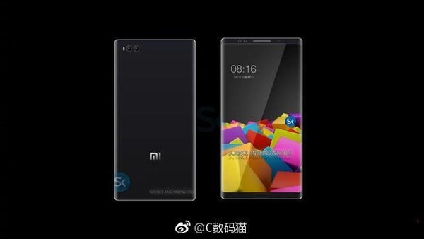 Xiaomi Mi Note 3 Leaked Renders Reveal Bezel-less Design - Gizmochina