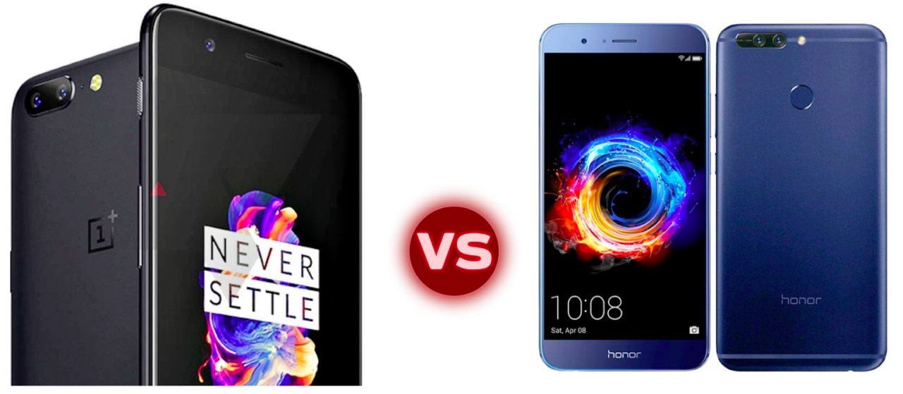 oneplus 5 vs honor 8 pro