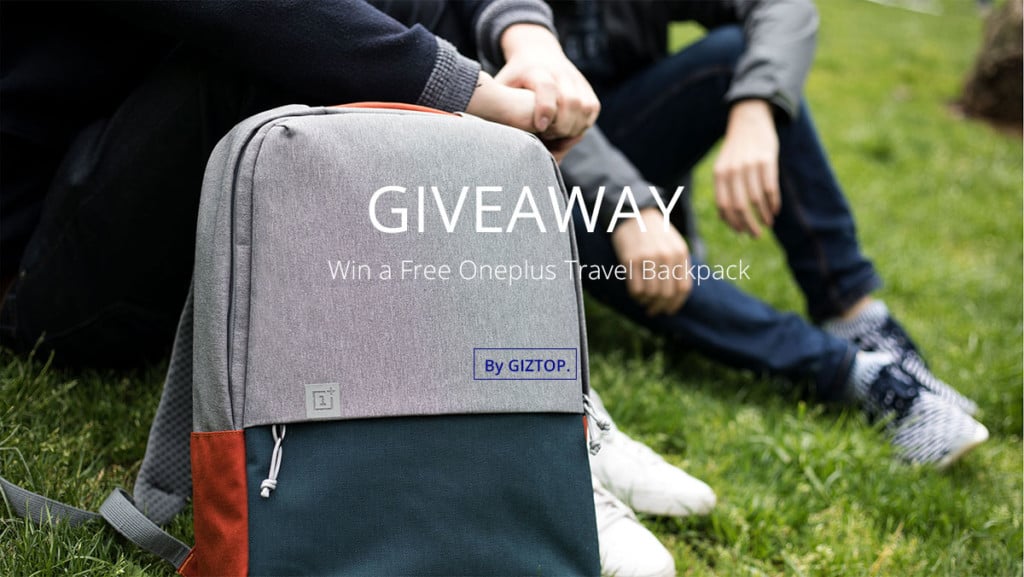 Gizmochina Giveaway - Win An Oneplus Travel Backpack - Gizmochina