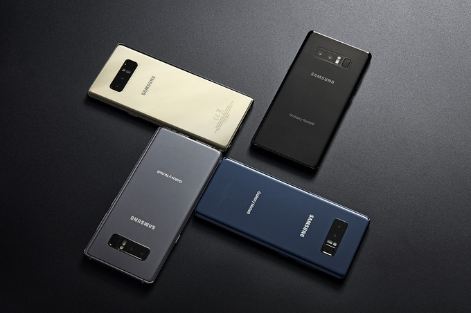 Samsung Galaxy Note8 Colors