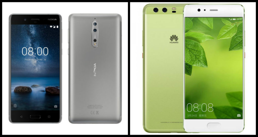 Nokia 8 vs Huawei P10 - Gizmochina
