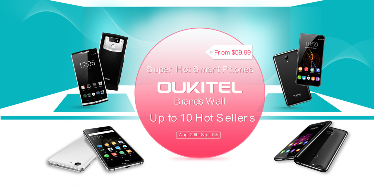 OUKITEL’s 10 Bestselling Phones Now Available on Brand Flash Sale on GearBest OUKITEL brand flash sale on Gearbest
