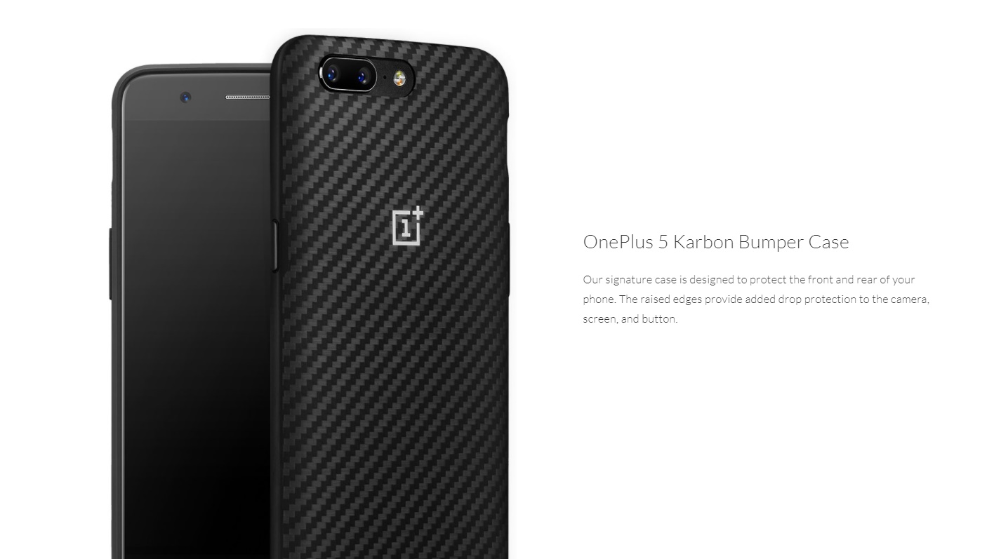 OnePlus 5 Bump In The Night Bundle Promo Offers One Protective Case & One Bumper Case for Under ...