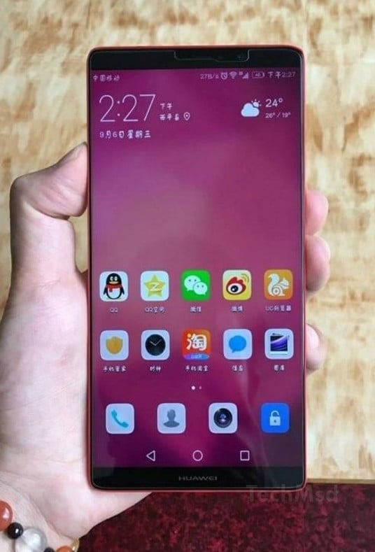 Alleged Huawei Mate 10 Pro