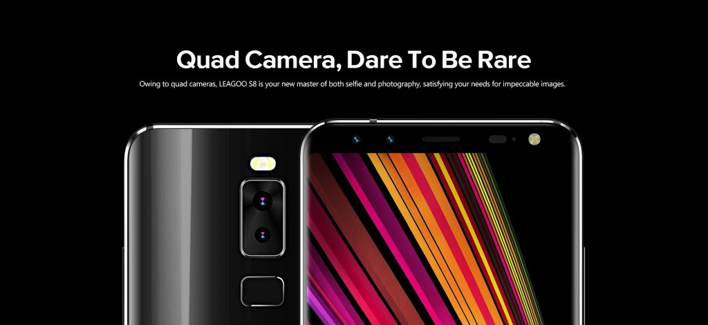 Leagoo S8 quad camera