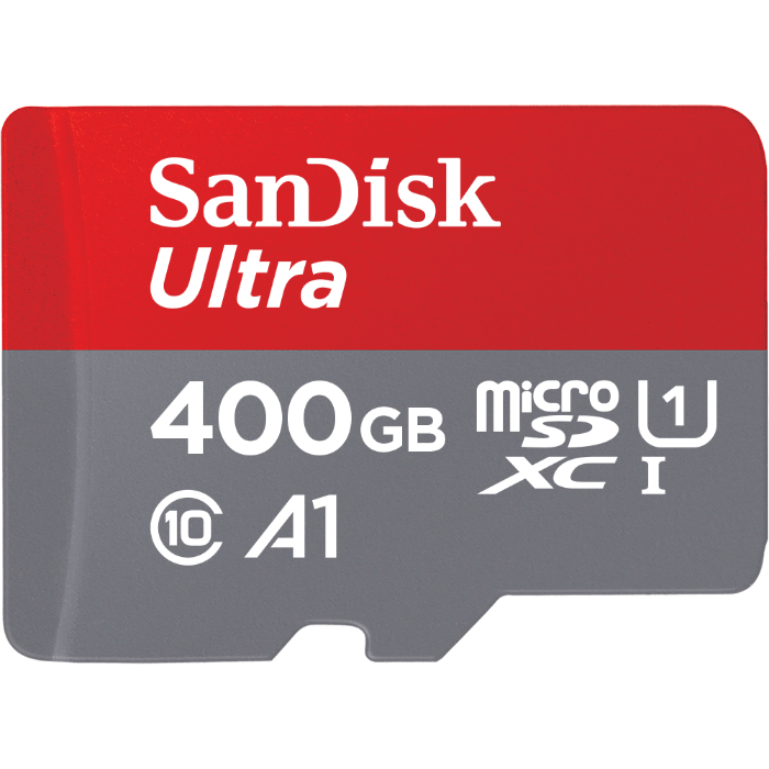 SanDisk 400GB microSD card