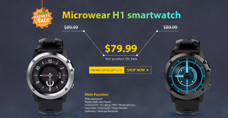 microwear h1 3g smartwatch review