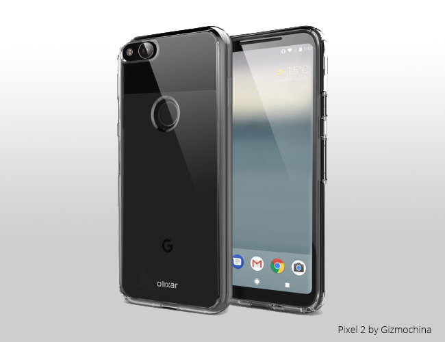 google pixel 2 render