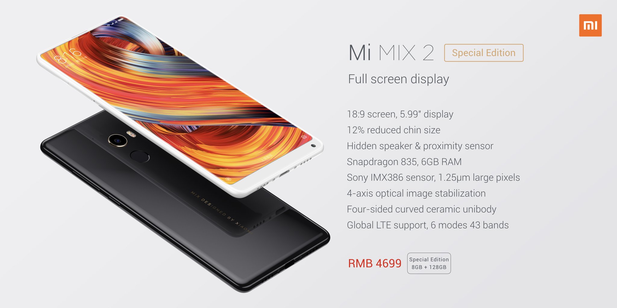 Updated: Availability) Xiaomi Mi MIX 2 is Official: Smaller 