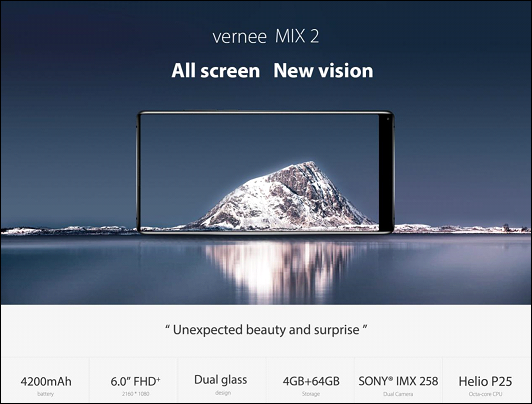 MIX 2 - World's FHD+ & Helio P25 Phone Now Official - Gizmochina