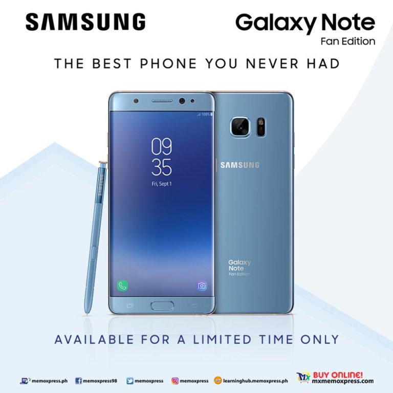 galaxy note 7 fe