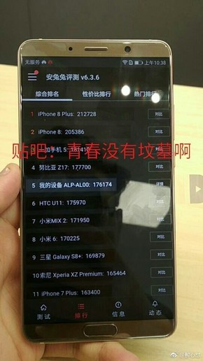 Huawei mate 10 pro antutu score