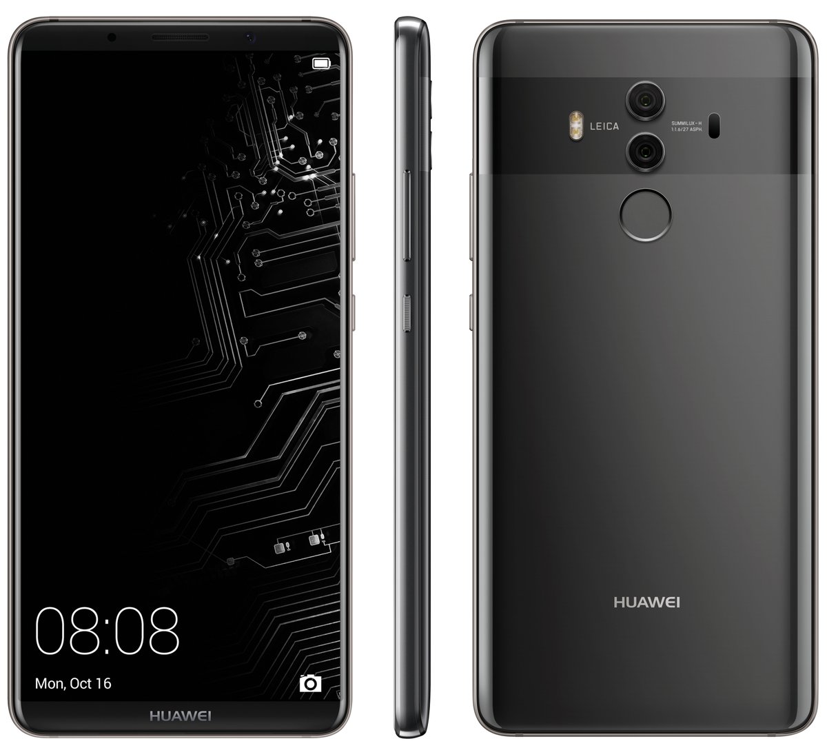 Huawei Mate 10 Pro Press Render