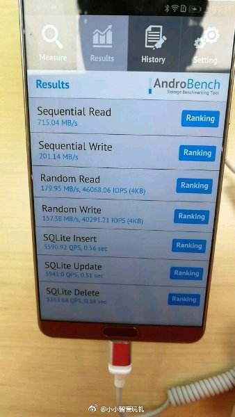 Huawei Mate 10 geekbench