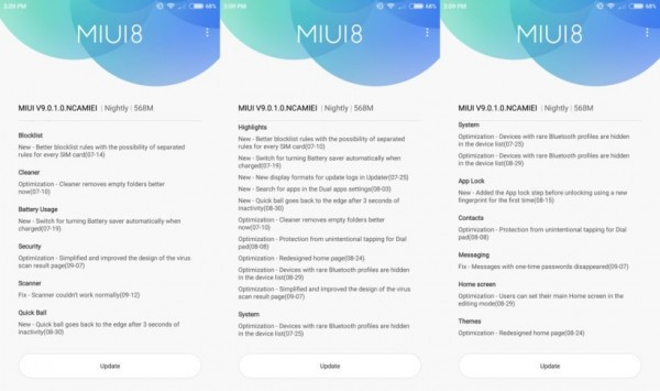 MIUI 9 Global Stable ROM on Mi 6