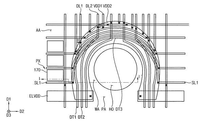 Samsung's Front-Facing Fingerprint Sensor Patent