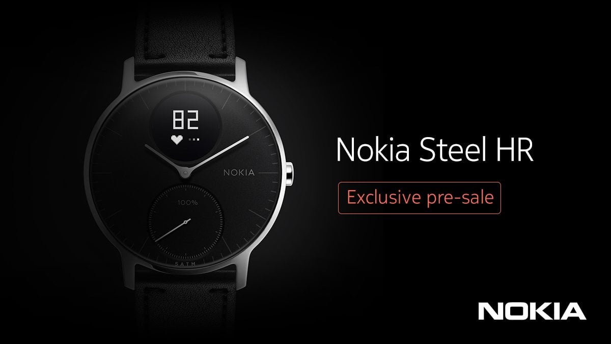 Nokia Steel HR Pre-orders Begin, Shipping Begins Next Month