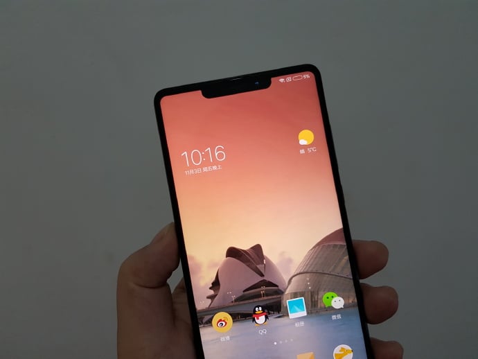 Xiaomi MI MIX 2s renders