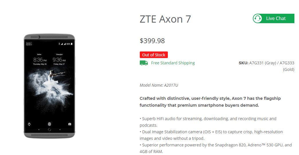 ZTE-Axon-7-Out-Of-Stock