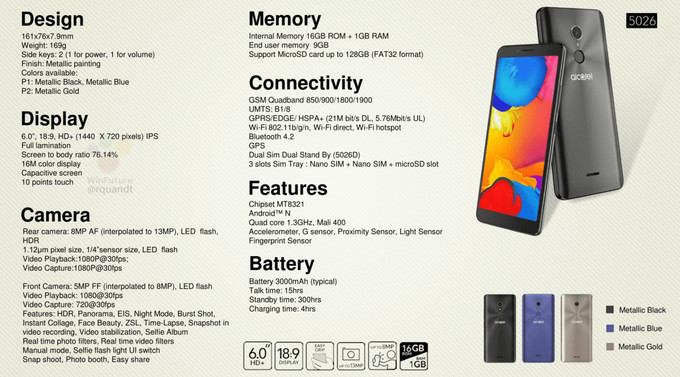 Alcatel-3C-specs