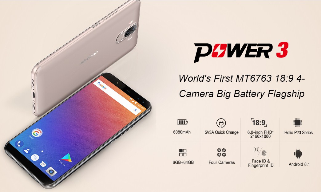 Save $80 When You Buy Ulefone Power 3 4G Phablet On GearBest - Gizmochina