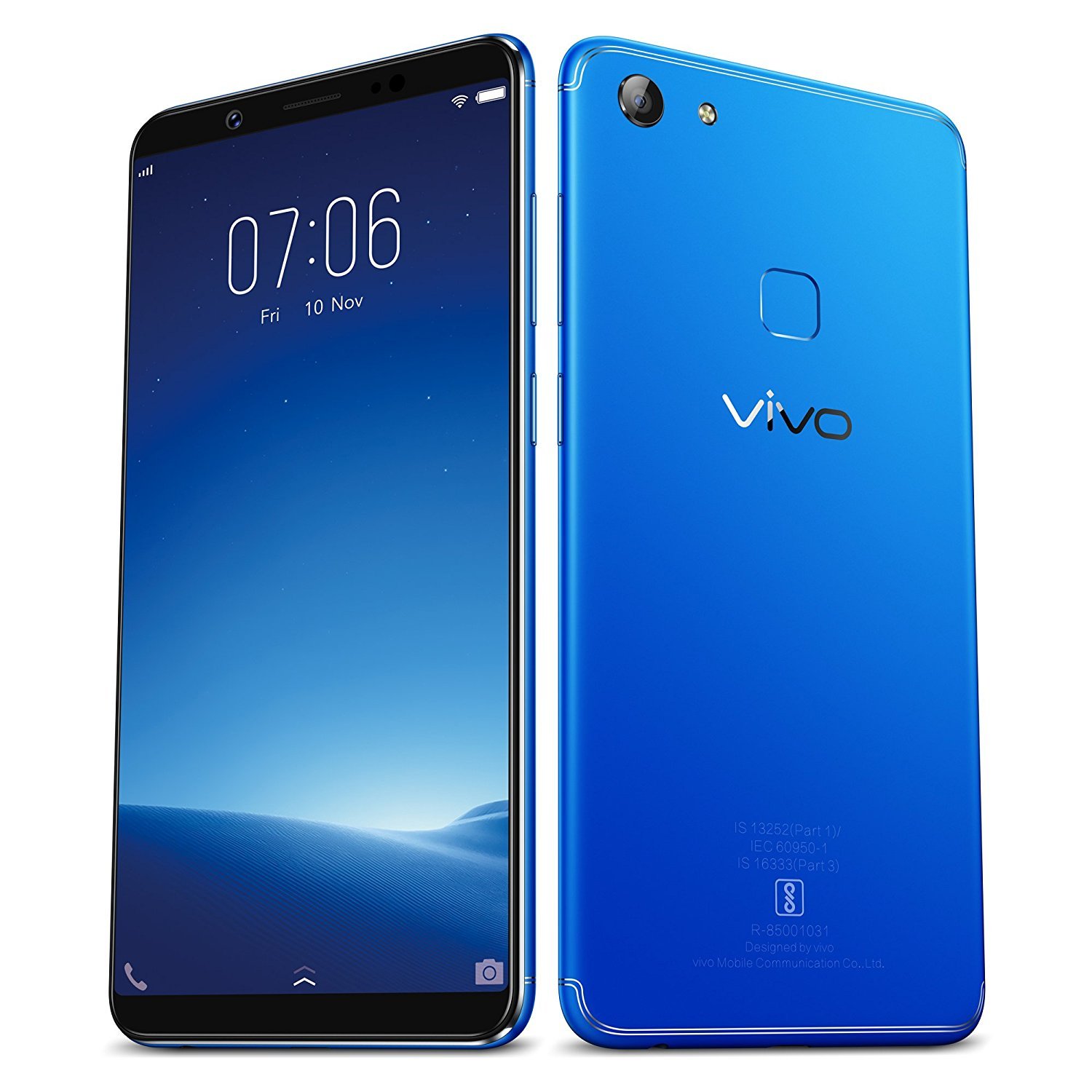 India Gets Vivo V7 in Energetic Blue - Gizmochina