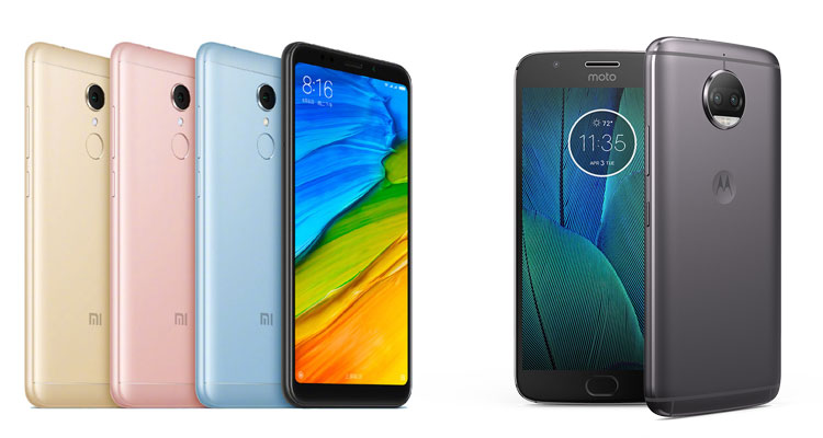 Motorola moto g5s plus vs xiaomi redmi 6