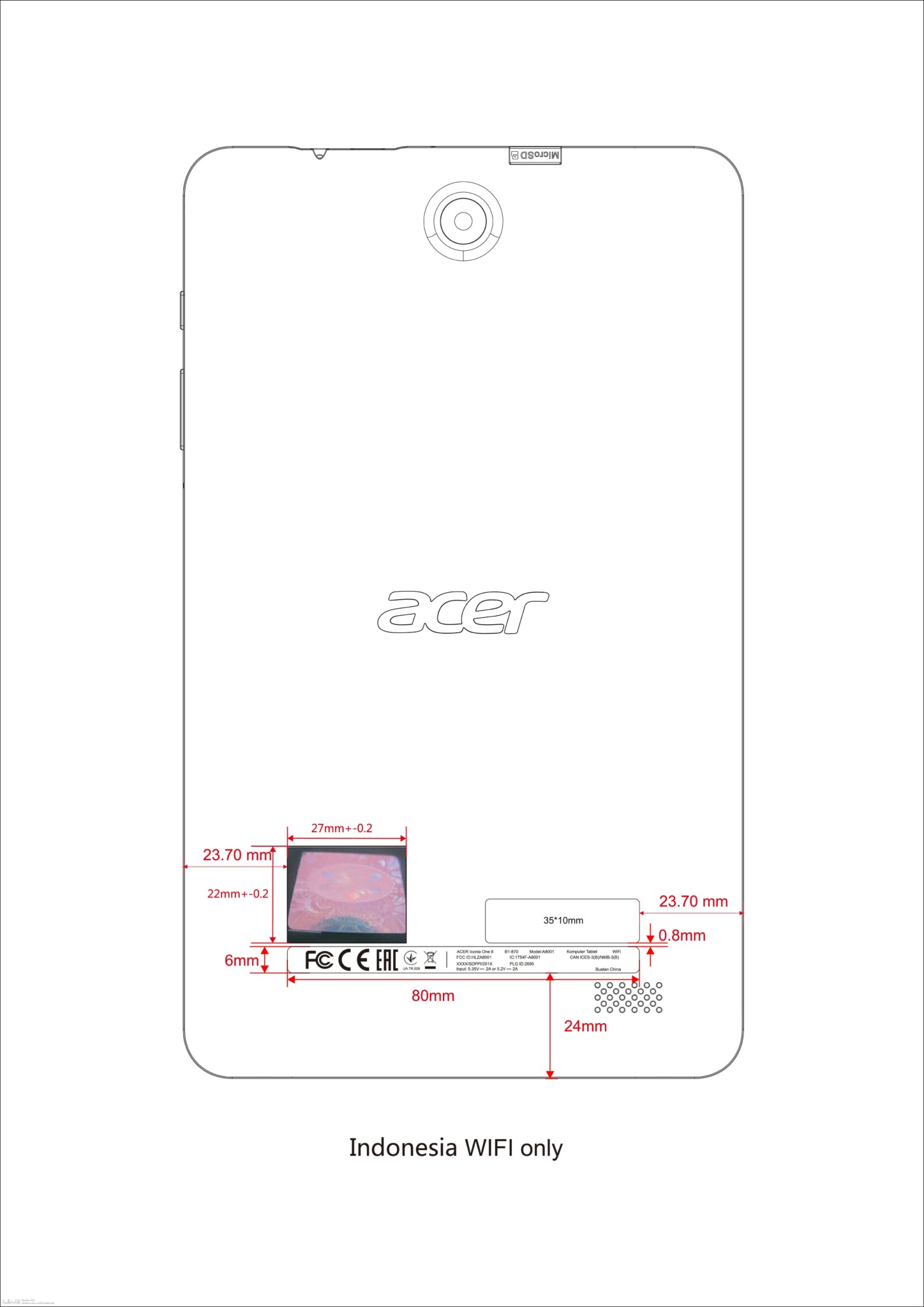 Acer Iconia One 8 (2018)