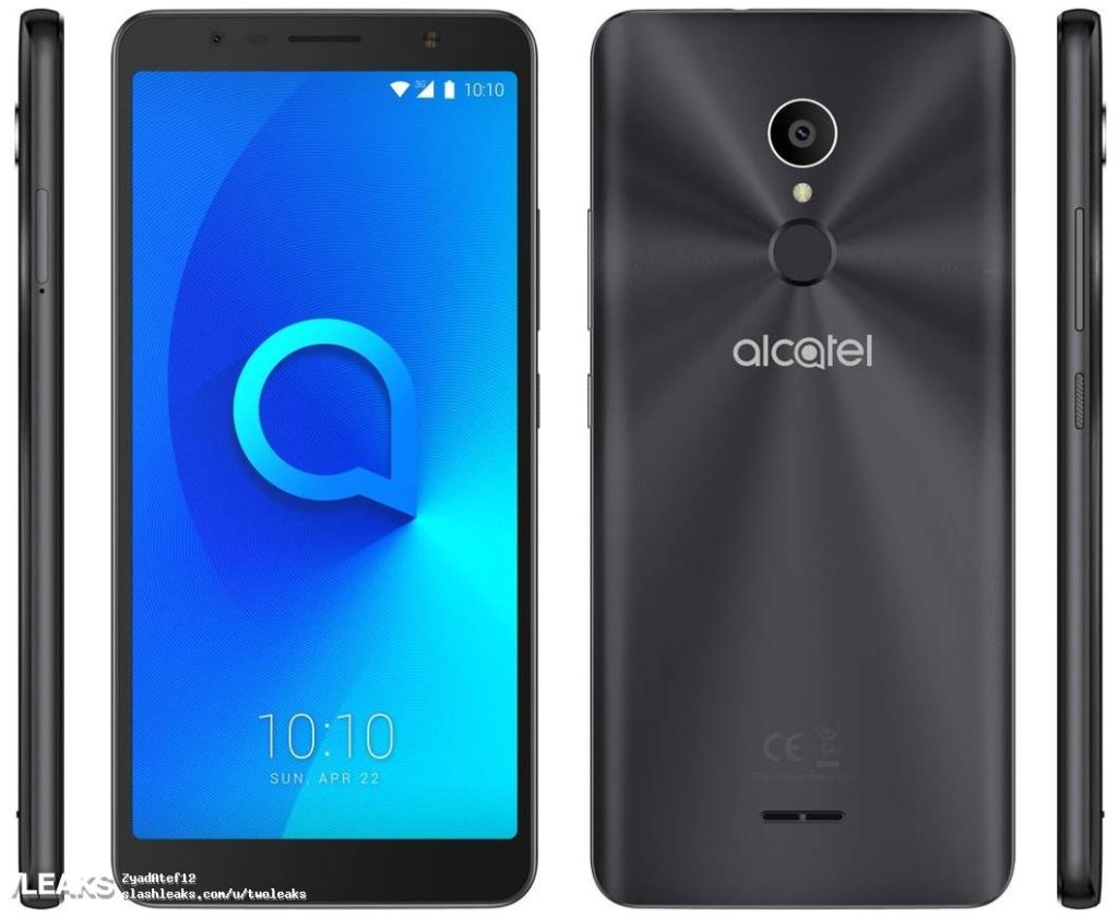 Alcatel 3c Renders Reveal Metallic Black, Blue, Gold Color Variants ...