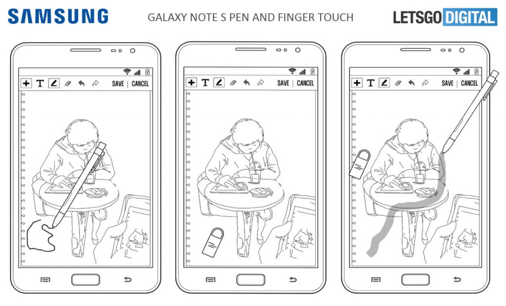 Galaxy Note S-Pen and Finger Touch