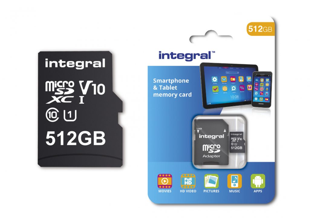 Integral 512GB microSD card