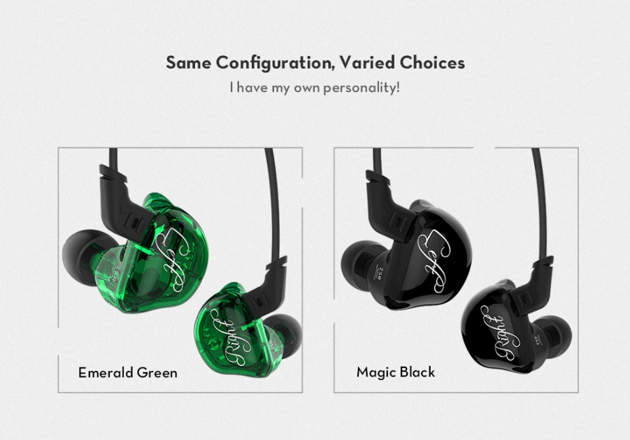 kz hifi earphones