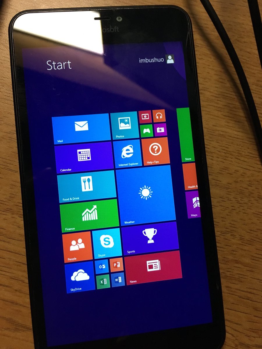 Lumia 640 Windows RT 8.1