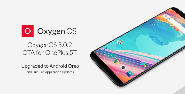 OnePlus 5T Android Oreo