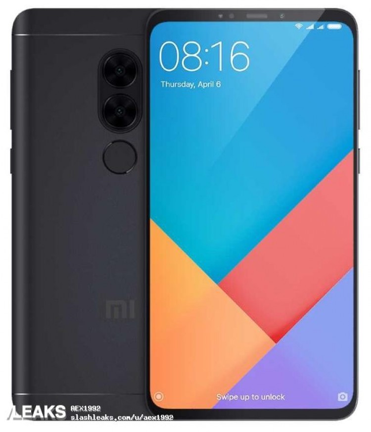 Redmi Note 5 render