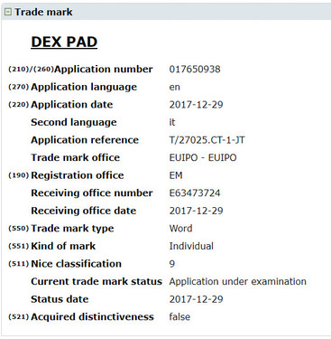 Samsung DeX Pad Trademarked