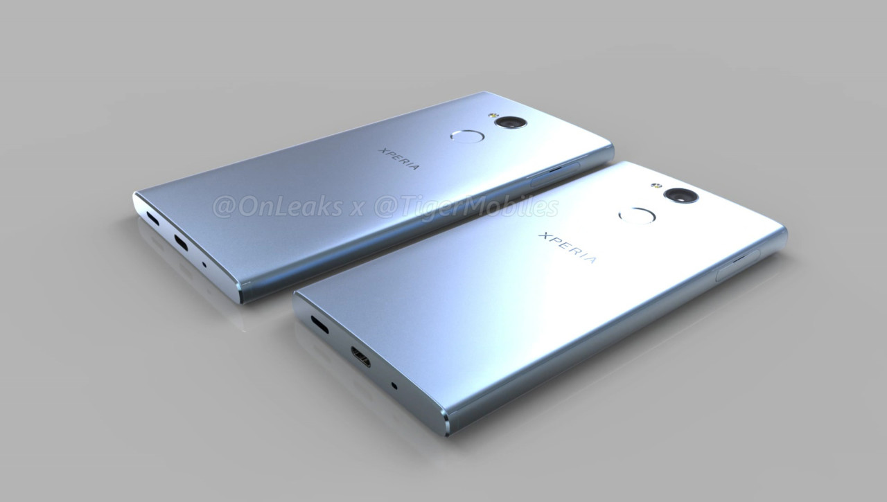 Sony Xperia XA2, Xperia XA2 Ultra CAD Renders Rear