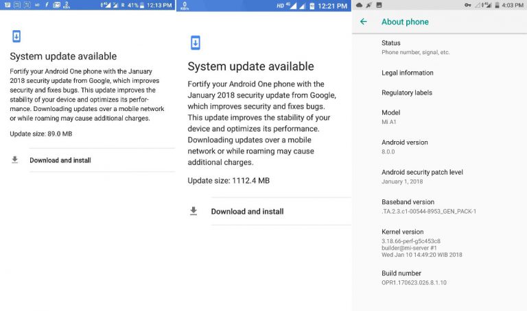 Xiaomi-Mi-A1-Android-Oreo-January-2018-Security-update