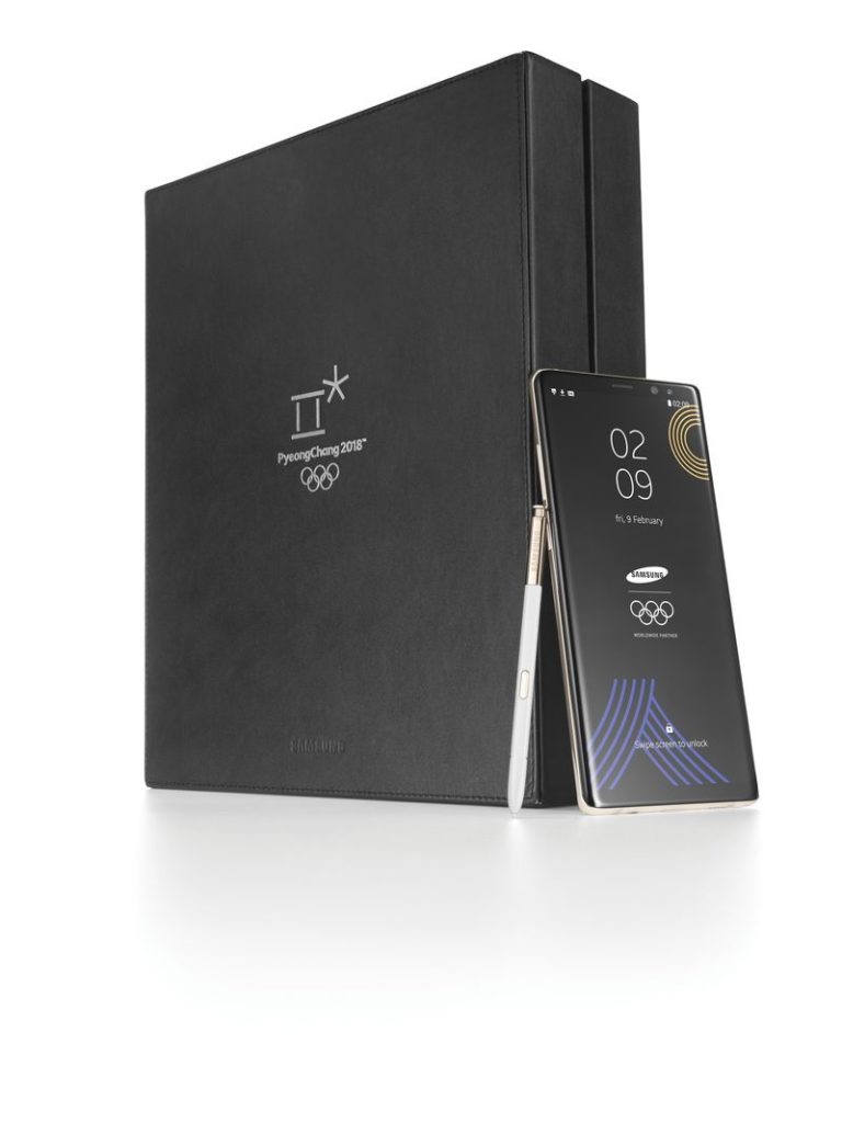 Galaxy Note 8 Winter Olympics Limited edition