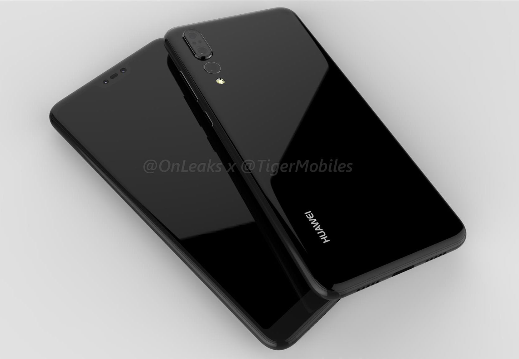 Huawei P20 Plus 3D Render