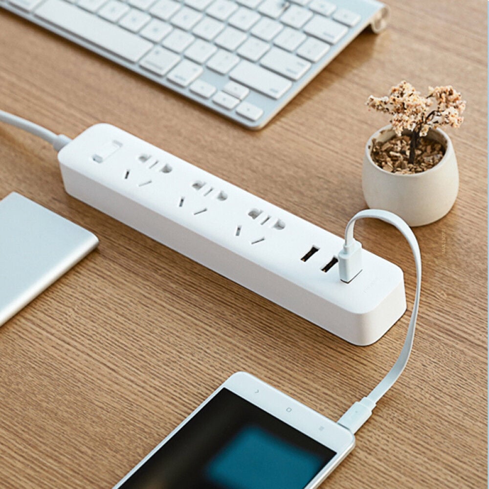 Buy XiaoMi 3 USB Charging Ports Mini Power Strip For Just 9.70 On
