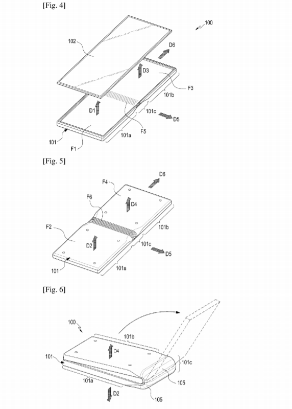 Samsung Foldable Device Patent